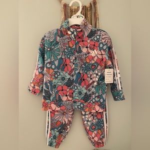 NWT Adidas 18M girls track set